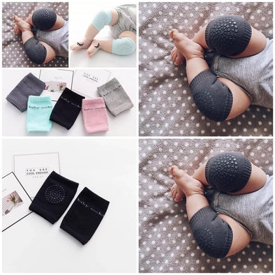 2pcs -Pair of Baby Knee Pad for Crawlin Anti-Slip Pad Stretchable Elastic Cotton Soft Comfortable Knee Cap Elbow Safety Protector (Random Colors)