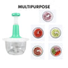 Multifunctional Hand Push Chopper & Cutter 2L For Vegetables & Meat