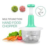 Multifunctional Hand Push Chopper & Cutter 2L For Vegetables & Meat