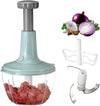 Multifunctional Hand Push Chopper & Cutter 2L For Vegetables & Meat