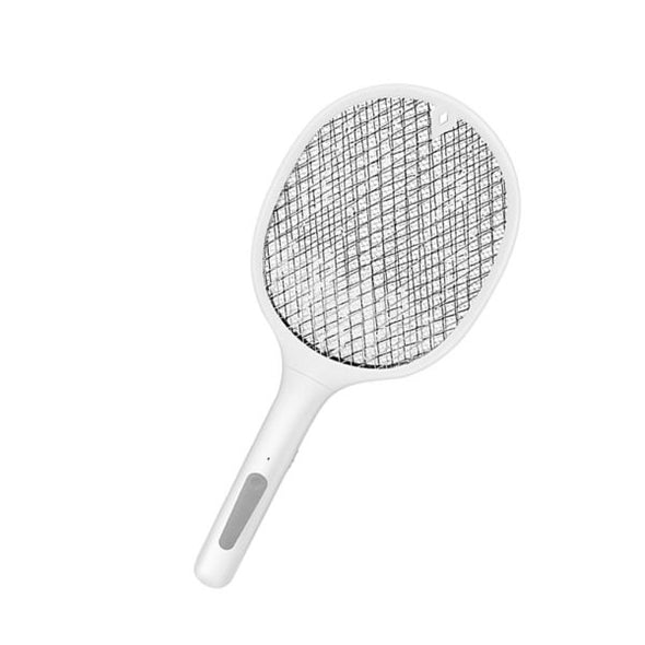 Mosquitoes Lamp &amp; Racket 2 In 1 Electric Fly Swatter Powerful Usb Rechargeable Grid 3-layer Mesh Home Fly Killer Lamp(random Color )